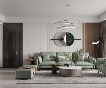 Modern A Living Room-ID:254019982