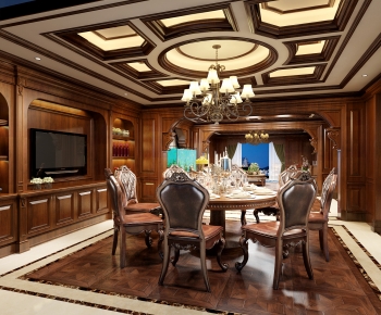 Classical Style Dining Room-ID:833271036