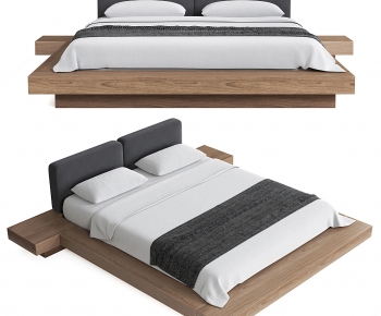 Modern Double Bed-ID:413191088