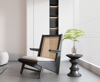 Wabi-sabi Style Lounge Chair-ID:442972906