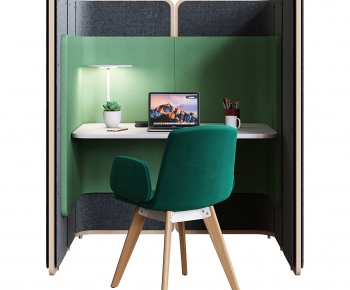 Nordic Style Computer Desk And Chair-ID:199913024