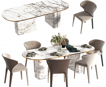 Modern Dining Table And Chairs-ID:906385906