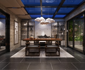 New Chinese Style Tea House-ID:462018979