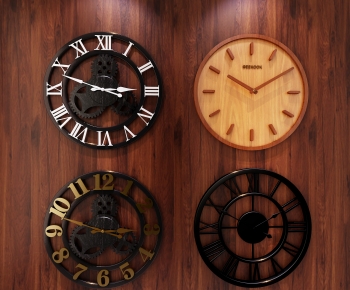 Industrial Style Clocks And Watches-ID:124887944