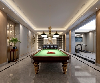 New Chinese Style Billiards Room-ID:859596015
