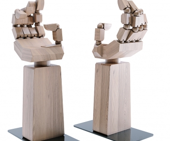 现代机械手臂雕塑摆件-ID:778886089