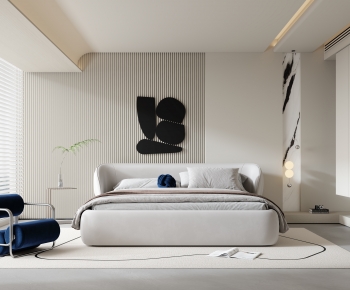 Modern Wabi-sabi Style Bedroom-ID:163460979