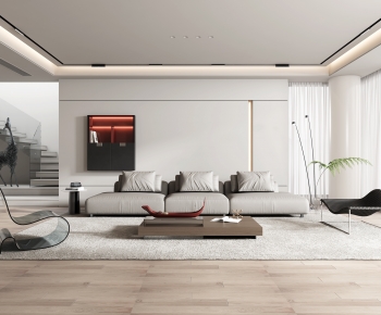 Modern A Living Room-ID:206413034