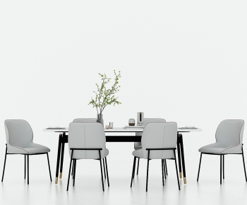Modern Dining Table And Chairs-ID:680022951