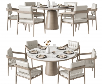 New Chinese Style Dining Table And Chairs-ID:888719082