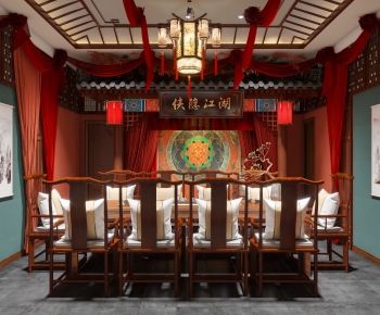 Chinese Style New Chinese Style Space For Entertainment-ID:448589335