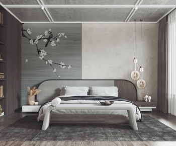 New Chinese Style Bedroom-ID:626444101
