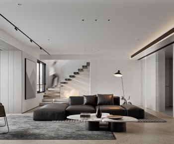 Modern A Living Room-ID:958681168