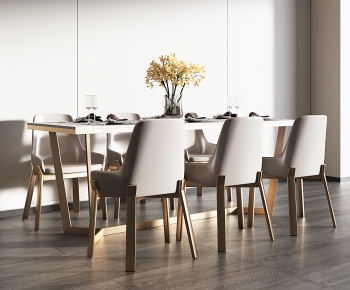 Modern Dining Table And Chairs-ID:494750025