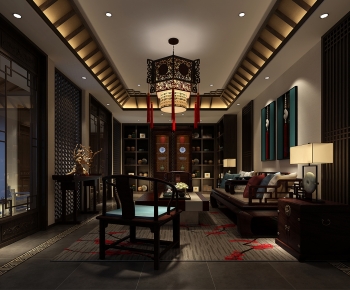 New Chinese Style Tea House-ID:488629106