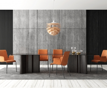 Modern Dining Table And Chairs-ID:799685005