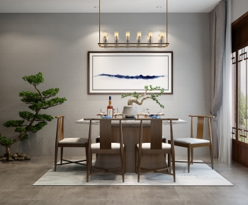 New Chinese Style Dining Room-ID:186572074