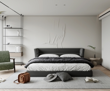 Modern Wabi-sabi Style Bedroom-ID:547847034