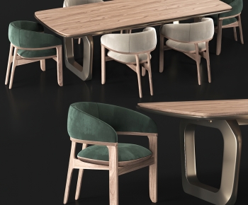 Nordic Style Dining Table And Chairs-ID:815805916