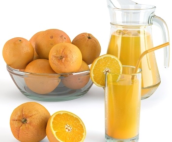 现代果盘 橙子 橙汁 果汁-ID:871109016