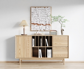Nordic Style Side Cabinet-ID:407469356