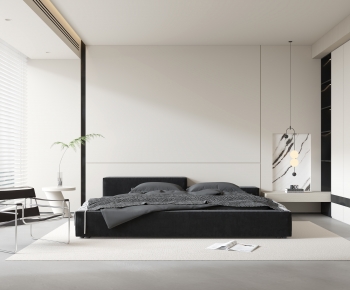 Modern Wabi-sabi Style Bedroom-ID:259335995
