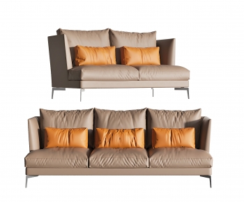 Modern Three-seat Sofa-ID:988957885