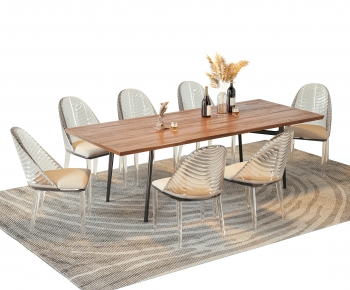 Modern Dining Table And Chairs-ID:252232076
