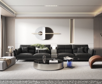 Modern A Living Room-ID:396359048