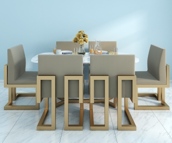 Modern Dining Table And Chairs-ID:139761092