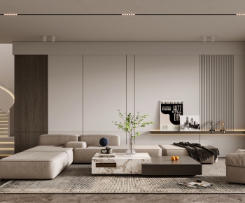 Modern A Living Room-ID:513753899