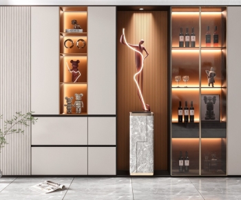 Modern Wine Cabinet-ID:748713977