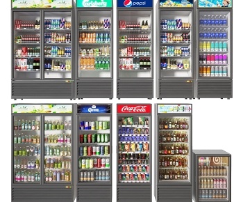 现代饮料冰箱冰柜-ID:1390575