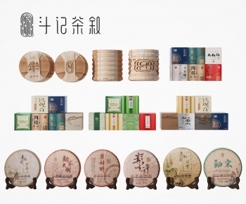 新中式茶叶罐摆件-ID:283953916