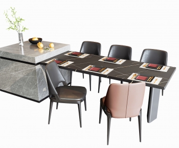 Modern Dining Table And Chairs-ID:603174924