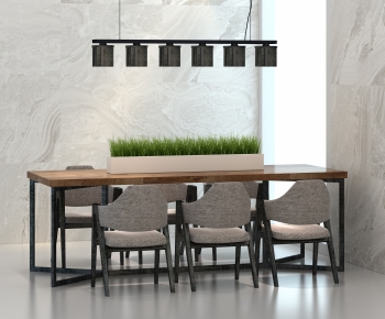 Modern Dining Table And Chairs-ID:766948942