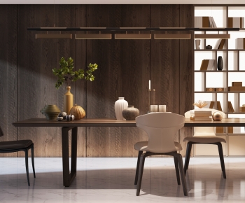 Modern Dining Table And Chairs-ID:317464111