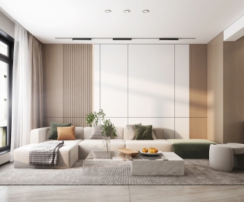 Modern A Living Room-ID:283058888