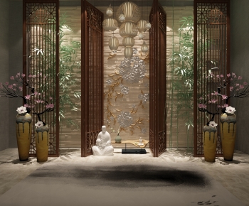 New Chinese Style Garden-ID:782187947