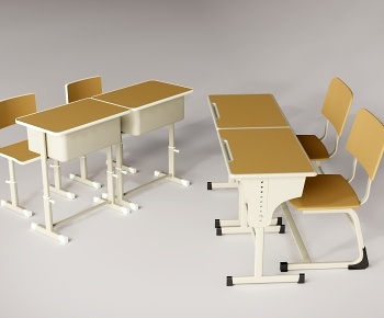 现代书桌椅-ID:1390816