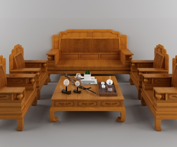 Chinese Style Sofa Combination-ID:954865937