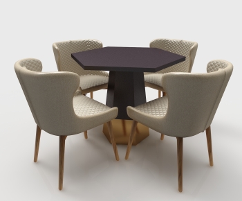 Southeast Asian Style Dining Table And Chairs-ID:431376939