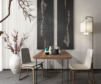 Modern Dining Table And Chairs-ID:364404927