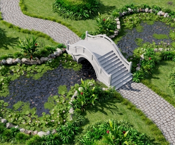 New Chinese Style Park Landscape-ID:358438975