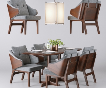 Modern Dining Table And Chairs-ID:415906911