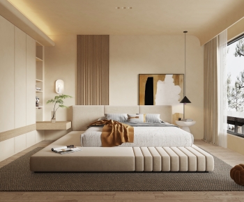 Wabi-sabi Style Bedroom-ID:685909039