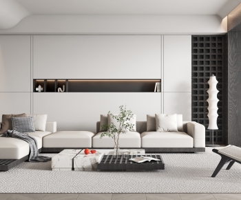 Modern A Living Room-ID:828130016