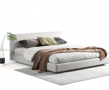 Modern Double Bed-ID:328929906