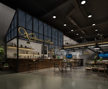 Industrial Style Cafe-ID:594822881