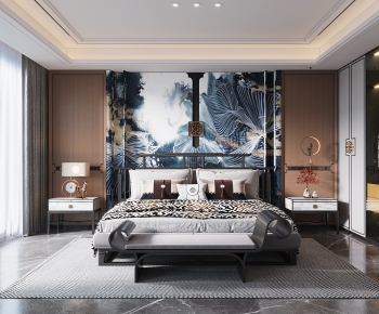 New Chinese Style Bedroom-ID:171214106